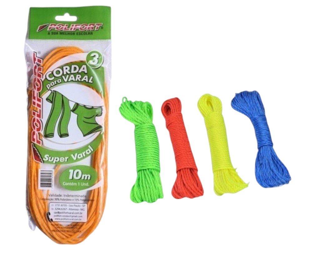 VARAL NYLON Nº3 SUPER C/1(50PÇS)-POLIFORT
