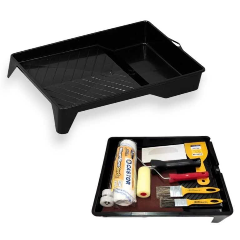 Ver detalhes do produto: BANDEJA PLÁSTICA PRETA PINTURA (12PÇS)-PLASNEW