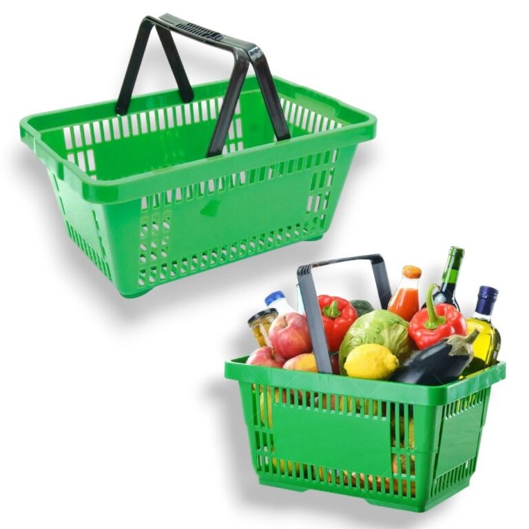 Ver detalhes do produto: CESTA P/MERCADO VERDE C/ALÇA 21,4LTS (6PÇS)-PLASNEW