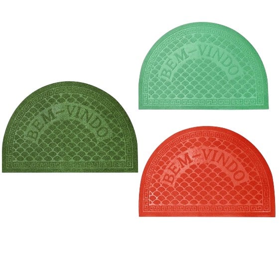 TAPETE MEIA LUA PVC 37X57CM (12PÇS)-LET ÚTIL - Imagem 3