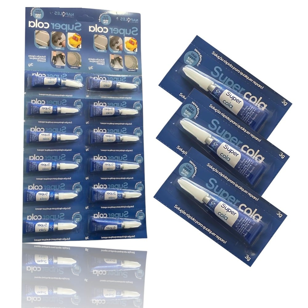 COLA INSTANTÂNEA CARTELA C/12 (6CART)-NAPOLES
