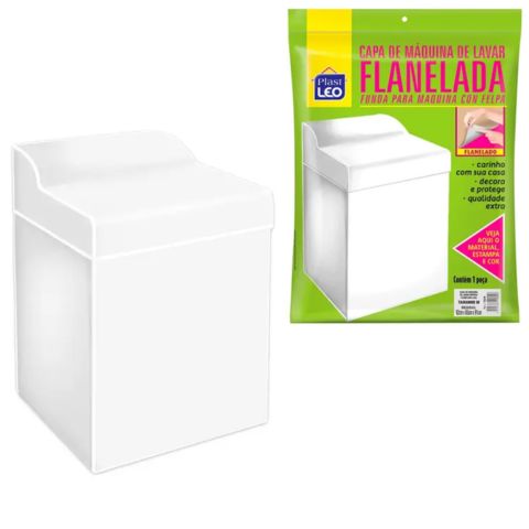 CAPA DE MAQ.FLANELADA LISA M (6PÇS)-PLASTLEO - Imagem 3