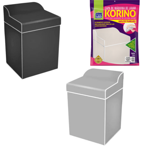 CAPA DE MAQ.FLANELADA LAVAR KORINO LISA P (6PÇS)-PLASTLEO - Imagem 3
