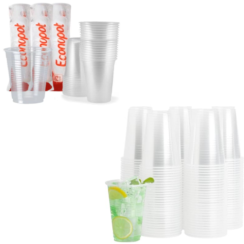 COPO 180ML TRANSPARENTE 25X100-ECONOPOT - Imagem 2