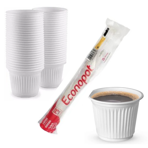 COPO 50ML BRANCO 50X100-ECONOPOT - Imagem 2