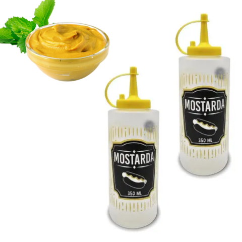 BISNAGA DECORADA P/MOSTARDA 350ML (24PÇS)-PLASDURAN - Imagem 3