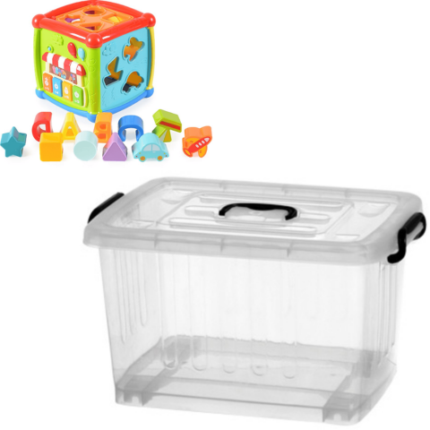 CONTAINER PLÁSTICO N°4 (38,2LTS) (3PÇS)-PLASNEW - Imagem 3
