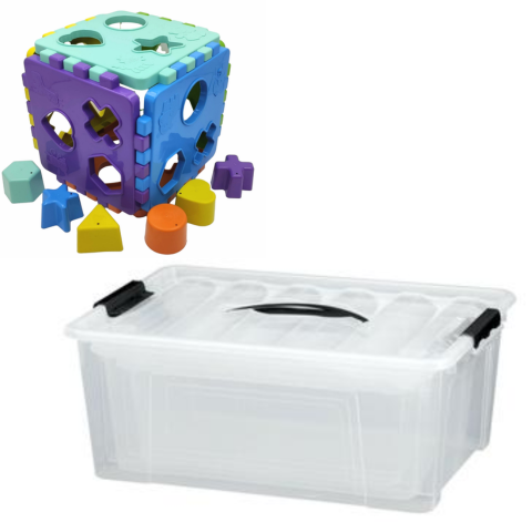 CONTAINER PLÁSTICO N°7 20LTS (6PÇS)-PLASNEW - Imagem 3