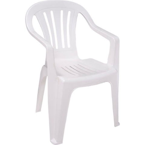 Ver detalhes do produto: POLTRONA MAXX DESENHADA BRANCA (3PÇS)-PLASNEW
