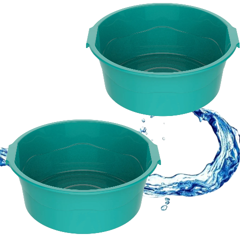 BACIA MULTIUSO 40LTS COLORIDA (6PÇS)-UNINJET - Imagem 2